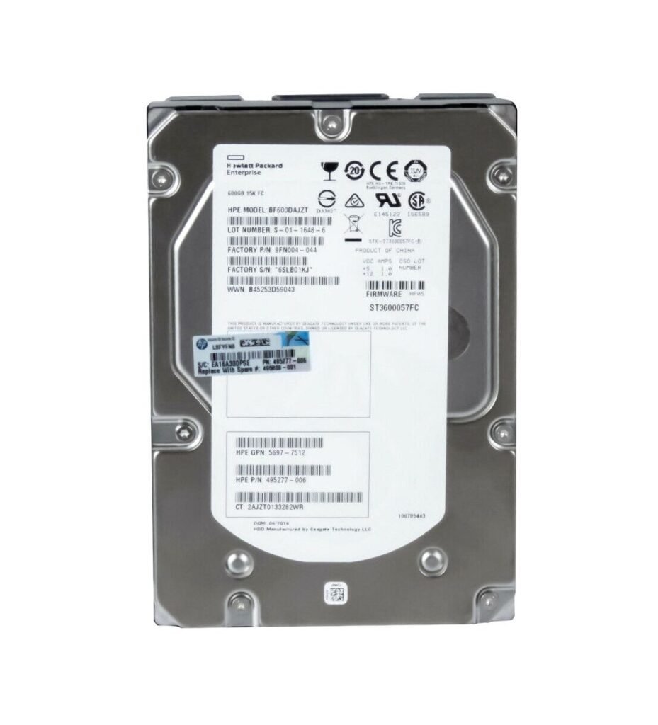 HP 600GB 15K FC HDD